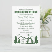 キャンプバチェロレッテグリーンウィークエンド招待状 招待状 (スタンド正面)