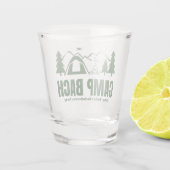 キャンプバチェロレッテグリーンショットグラス ショットグラス (裏面)