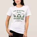 キャンプバチェロレッテグリーンTシャツ トライブレンドＴシャツ<br><div class="desc">忘れられないバチェロレッテの週末の準備をしよう私たちの生活はキャンプファイアキャンプのバチェロレッテグリーンTシャツによってより良い！おもしろい満載のゲートウェイに最適なスタイリッシュこのティーはよくはしゃぐ、屋外の冒険に最適なデザインを備えている。あなたはハイキングや暖炉でリラックスしたり、星の下でパーティーを楽しんだりする祝か、このシャツはリングの前に最後の遊びをする究極の方法だ！このTシャツは、アイテムを調整するバチェロレッテ週末収集の一部である。</div>