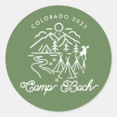 キャンプバチェロレッテシール ラウンドシール (正面)