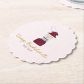 キャンプバチェロレッテデコール ペーパーコースター (アングル)