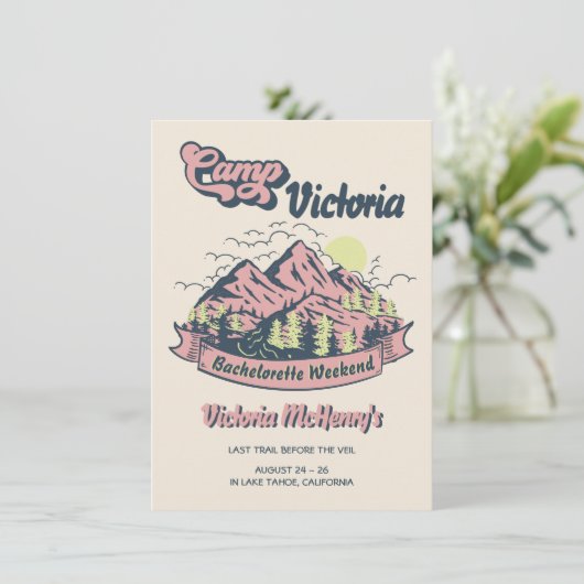 キャンプバチェロレッテピンクマウンテンガールズウィークエンド 招待状 (スタンド正面)