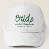 キャンプバチェロレッテブライド書ハンドズグリーン キャップ (正面)