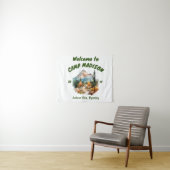 キャンプバチェロレッテマウンテンキャンピングプロップサイン タペストリー (インサイチュ(横))