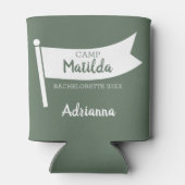 キャンプバチェロレッテマウンテングリーンフラッグキャンピング 缶クーラー (裏面)