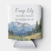 キャンプバチェロレッテマウンテンハイキング週末パーティー 缶クーラー (裏面)