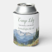 キャンプバチェロレッテマウンテンハイキング週末パーティー 缶クーラー (缶裏面)