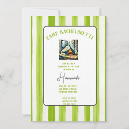 キャンプバチェロレッテワイルドインザウッズウィークエンド 招待状