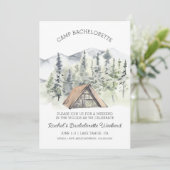 キャンプバチェロレッテ招待状 招待状 (スタンド正面)