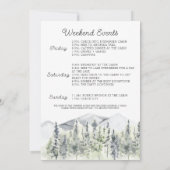 キャンプバチェロレッテ招待状 招待状 (裏面)