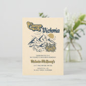 キャンプバチェロレッテ旅程ガールズウィークエンドパーティー 招待状 (スタンド正面)