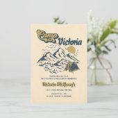 キャンプバチェロレッテ旅程ガールズウィークエンドパーティー 招待状 (スタンド正面)