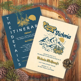 キャンプバチェロレッテ旅程ガールズウィークエンドパーティー 招待状