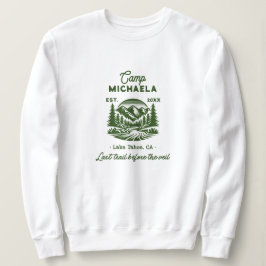 キャンプバチェロレッテ最後のトレイル前のベール スウェットシャツ