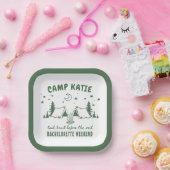 キャンプバチェロレッテ ペーパープレート (パーティー)
