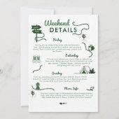 キャンプバッハグリーン3デイキャンプバチェロレッテ 招待状 (裏面)