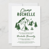 キャンプバッハバチェロレッテキャンプ 招待状 (正面)