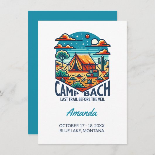 キャンプバッハ 招待状 (正面/裏面)