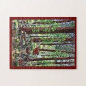 キャンプパズルレッド ジグソーパズル (横)