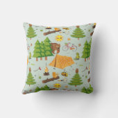 キャンプパターン クッション (裏面)