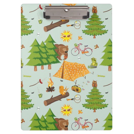 キャンプパターン クリップボード (正面)