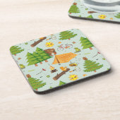 キャンプパターン コースター (左側)