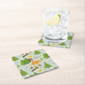 キャンプパターン スクエアペーパーコースター (インサイチュ)