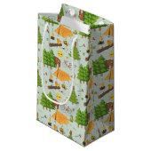 キャンプパターン スモールペーパーバッグ (正面アングル)