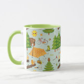 キャンプパターン マグカップ (左)