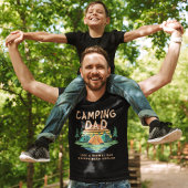 キャンプパパおもしろいアウトドアバケーションヴィンテージサンセット Tシャツ