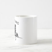 キャンプパパ – アドベンチャーイン素晴らしザアウトドア コーヒーマグカップ (中央)