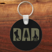 キャンプパパ キーホルダー (正面)