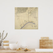 キャンプパラペットルイジアナの地図1863-64 ポスター (キッチン)