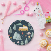 キャンプパーティー紙プレート ペーパープレート (パーティー)