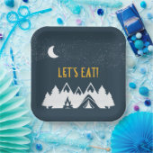 キャンプパーティー紙プレート ペーパープレート (パーティー)