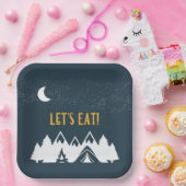 キャンプパーティー紙プレート ペーパープレート (パーティー)