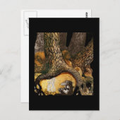 キャンプファイアでトロール ポストカード (正面/裏面)