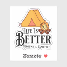 キャンプファイアのまわりにの方が人生だ