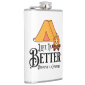 キャンプファイアのまわりにの方が人生だ フラスク (右)