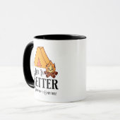 キャンプファイアのまわりにの方が人生だ マグカップ (正面左)