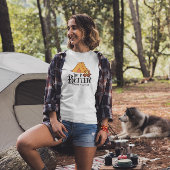 キャンプファイアのまわりにの方が人生だ Tシャツ