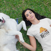 キャンプファイアのまわりにの方が人生だ Tシャツ