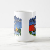 キャンプファイアのまわりには人生が良い コーヒーマグカップ (中央)