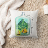 キャンプファイアのまわりには人生の方が良い クッション (ブランケット)