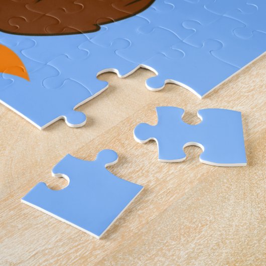 キャンプファイアのスモーク ジグソーパズル (側面)