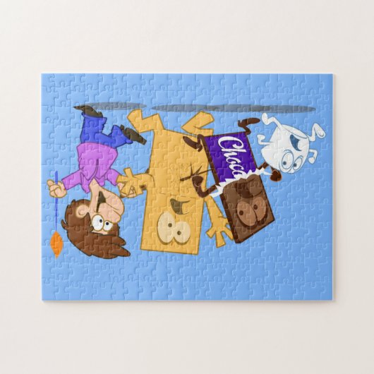 キャンプファイアのスモーク ジグソーパズル (横)