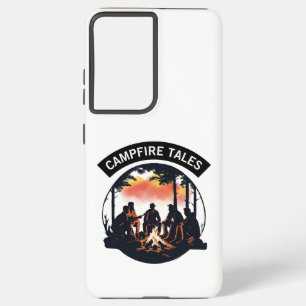 キャンプファイアの物語 SAMSUNG GALAXY S21 ULTRAケース