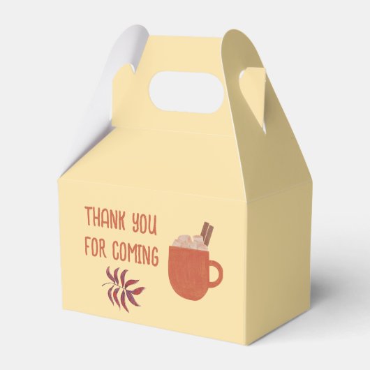 キャンプファイアの赤ちゃん感謝していのシャワーを浴びるボックス フェイバーボックス (裏面サイド)