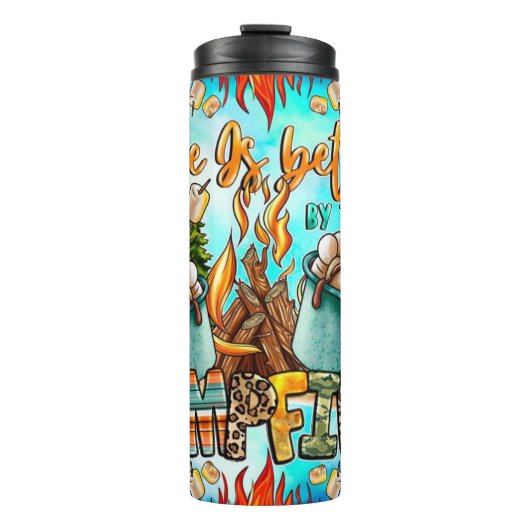 キャンプファイアは人生の方が良い タンブラー (正面)