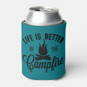 キャンプファイアは人生の方が良い 缶クーラー (缶正面)